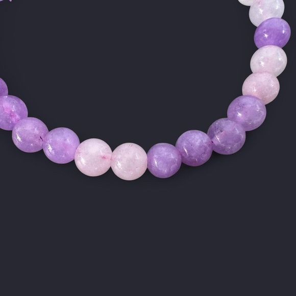 Quartz Gemstone Bead Bracelet 6mm - Picture 4 of 4